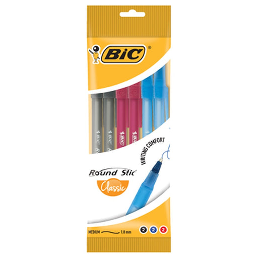 BiC Round Stic Pix Asortat 6 bucati - WALTI WALTI