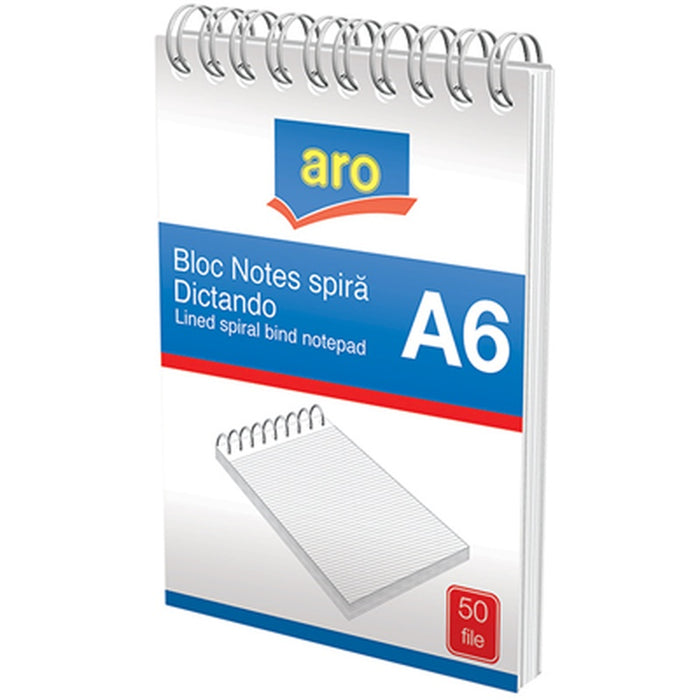 Bloc Notes Dictando A6 Cu Spirala 50 File - WALTI WALTI