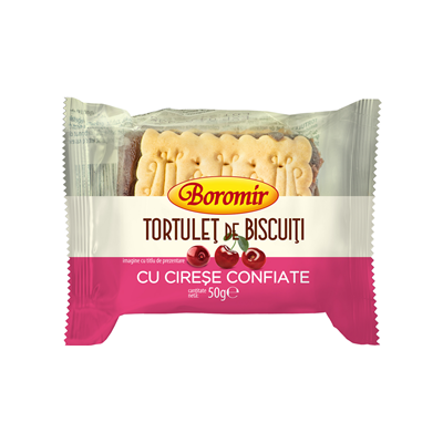 Boromir Tortulet Biscuiti cu Cirese 50 g - WALTI WALTI