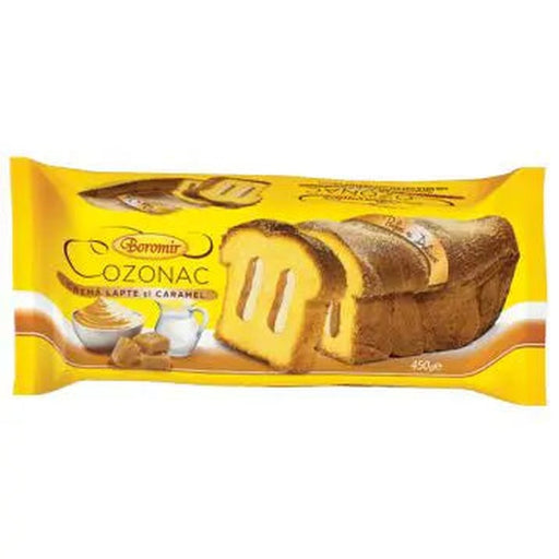 Boromir Cozonac cu Crema Lapte & Caramel 450 g - WALTI WALTI