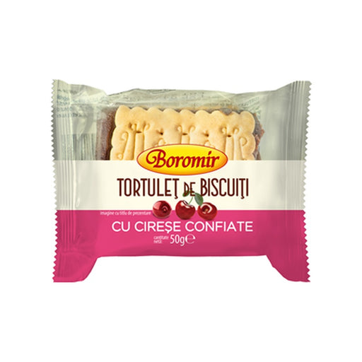 Boromir Tortulet Biscuiti cu Cirese 50 g - WALTI WALTI