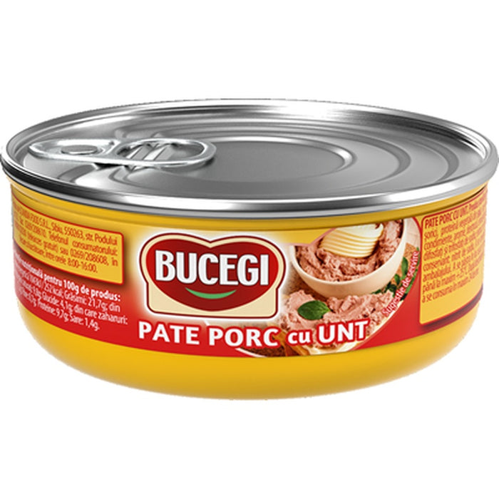 Bucegi Pate Porc cu Unt 120g - WALTI WALTI