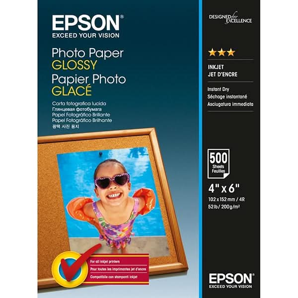 Hartie foto originala EPSON C13S042549, 10x15cm, 500 coli WALTI