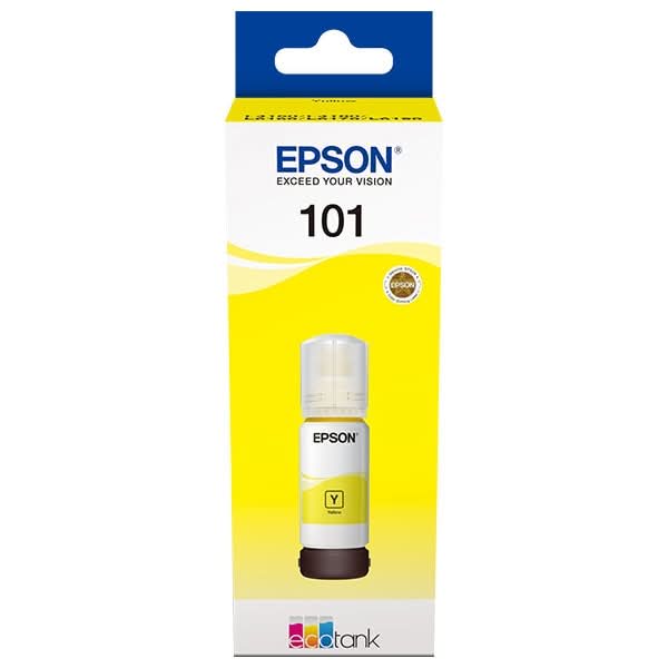 Cerneala originala EPSON 101 EcoTank/ITS C13T03V44A, galben WALTI