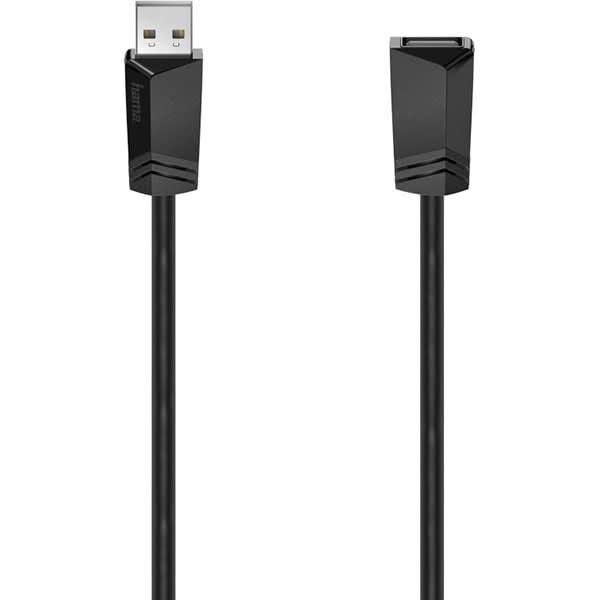 Cablu extensie USB 2.0 HAMA 200619, 1.5m, negru WALTI