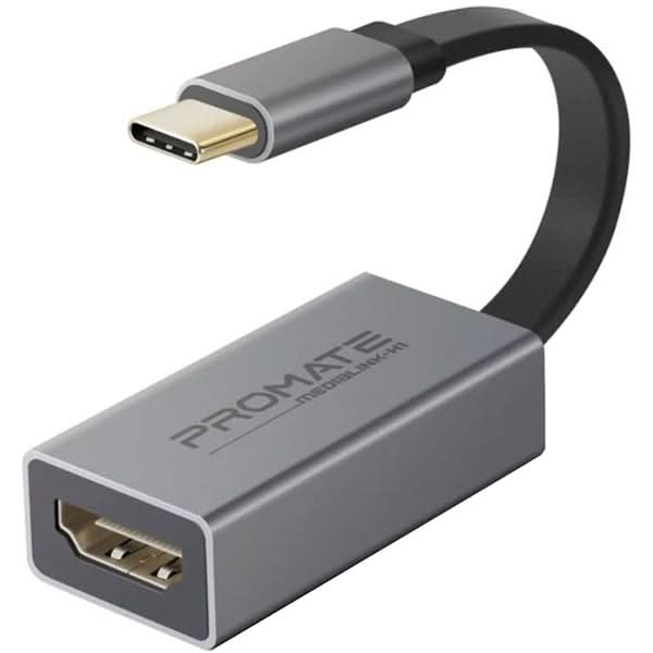 Adaptor USB-C la HDMI PROMATE MediaLink-H1, gri WALTI