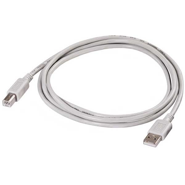 Cablu USB A - USB B HAMA 34694, 1.5m, alb WALTI