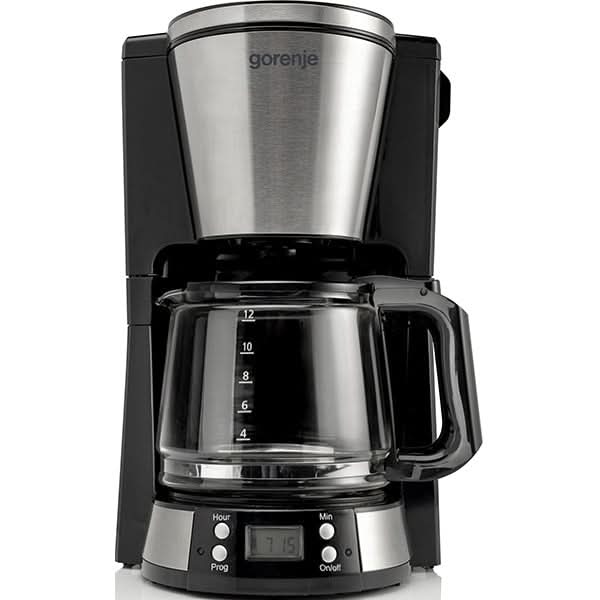 Cafetiera GORENJE CM15BK, 1.5l, 1000W, 10 cesti, negru-argintiu WALTI