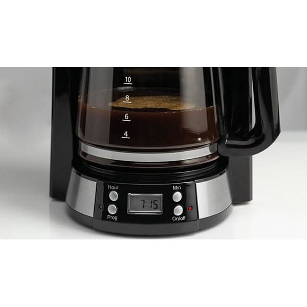 Cafetiera GORENJE CM15BK, 1.5l, 1000W, 10 cesti, negru-argintiu WALTI