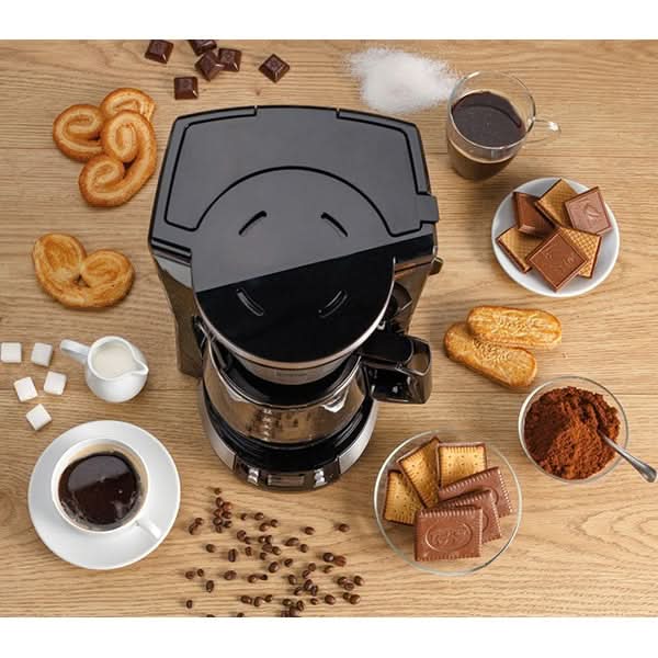 Cafetiera GORENJE CM15BK, 1.5l, 1000W, 10 cesti, negru-argintiu WALTI