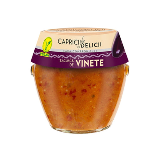 CAPRICII si DELICII Zacusca de Vinete 550 g - WALTI WALTI