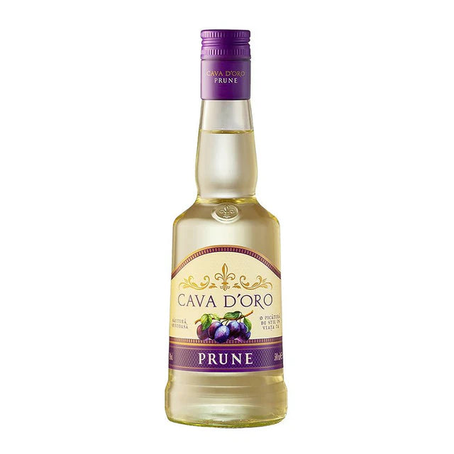 CAVA D'ORO Bautura Spirtoasa Prune 28% SGR 0,5 L - WALTI WALTI