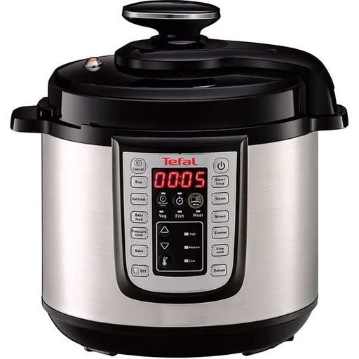 Oala sub presiune electrica TEFAL One Pot CY505E30, 5.8l, 1200W, 25 programe, argintiu-negru - WALTI WALTI