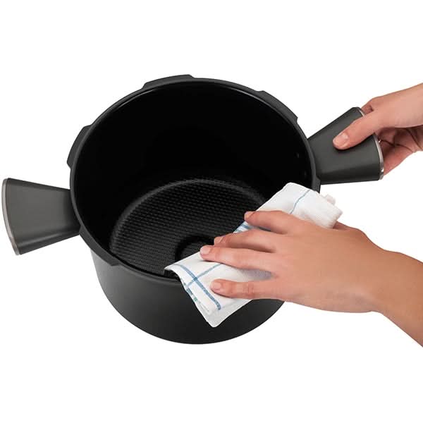 Multicooker TEFAL Cook4Me+ Connect CY855830, 6l, 1600W, 6 programe, negru-argintiu WALTI