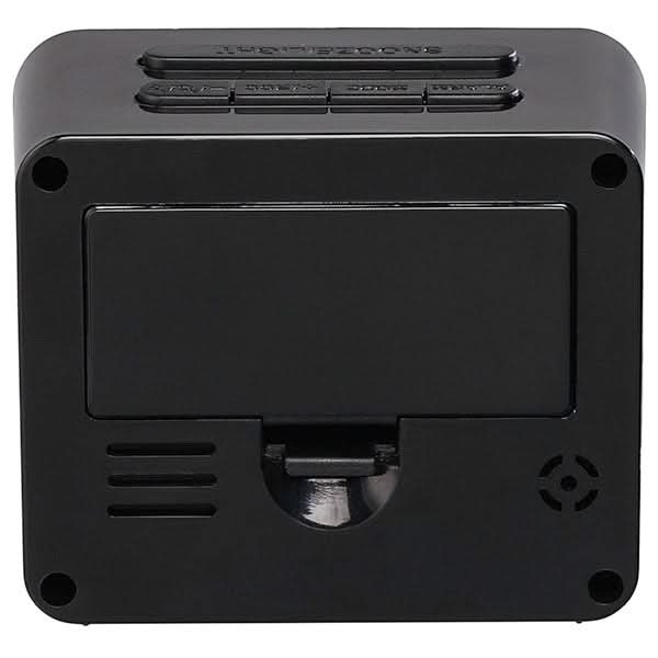 Ceas cu alarma HAMA Cube 00186304, DCF radio, negru WALTI