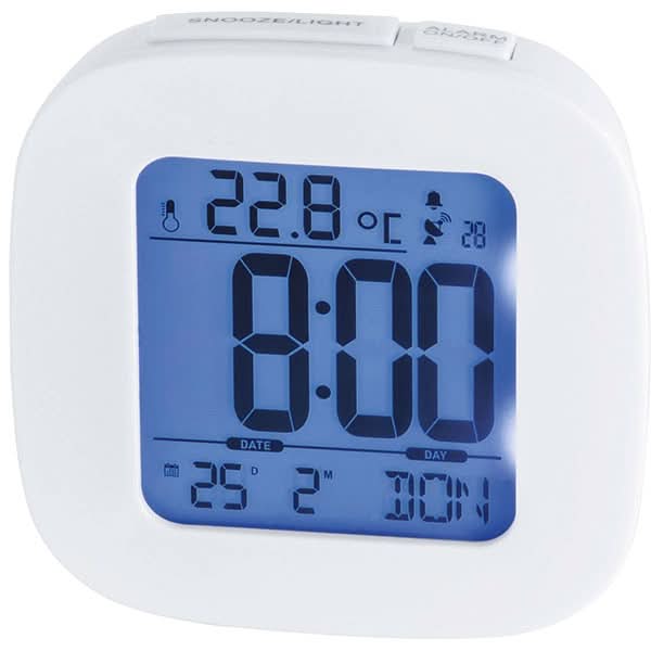 Ceas cu alarma HAMA RC 45, DCF radio, alb WALTI