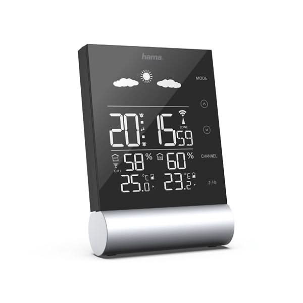 Statie meteo HAMA Black Line 00186417, negru WALTI