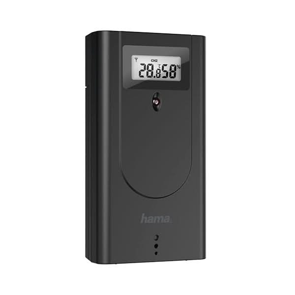 Statie meteo HAMA Black Line 00186417, negru WALTI