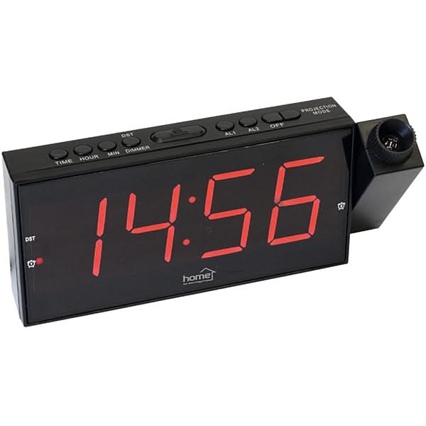 Ceas cu alarma HOME LTCP 01, Afisaj rosu, negru WALTI