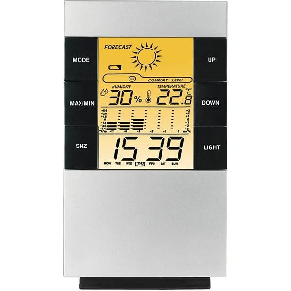 Statie meteo HAMA TH200, Termometru, Higrometru, argintiu-negru WALTI