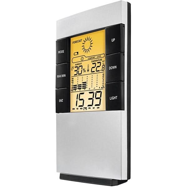 Statie meteo HAMA TH200, Termometru, Higrometru, argintiu-negru WALTI