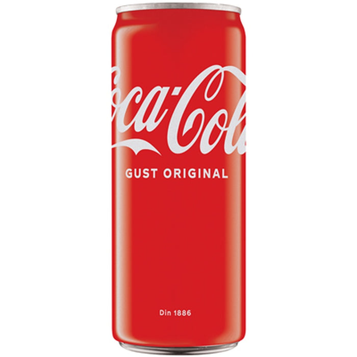 COCA-COLA GUST ORIGINAL Bautura Carbogazoasa Doza SGR  0,33 L - WALTI WALTI