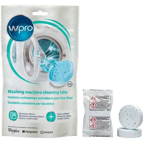 Tablete curatare masina de spalat rufe WPRO 08492, 3 x 40g WALTI