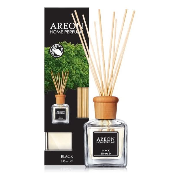 Odorizant cu betisoare AREON Home Perfume Black, 150ml WALTI