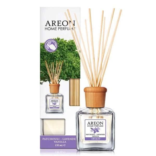 Odorizant cu betisoare AREON Home Perfume Patchouli Lavender Vanilla, 150ml WALTI