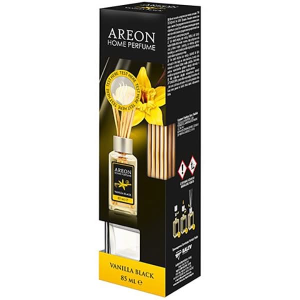 Odorizant cu betisoare AREON Home Perfume Vanilla Black, 85ml WALTI