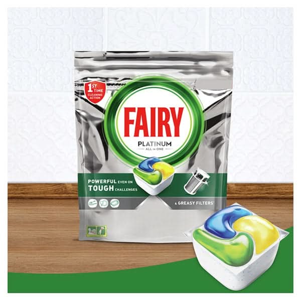 Detergent pentru masina de spalat vase FAIRY Platinum All in One, 45 capsule WALTI