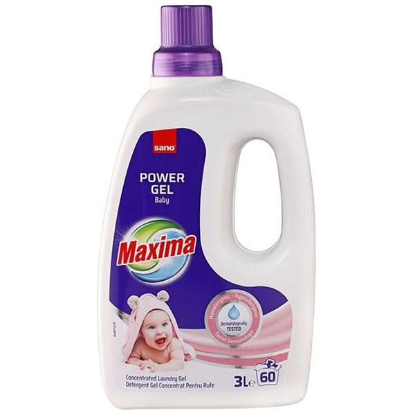 Detergent lichid SANO Maxima Baby, 3 l, 60 spalari WALTI
