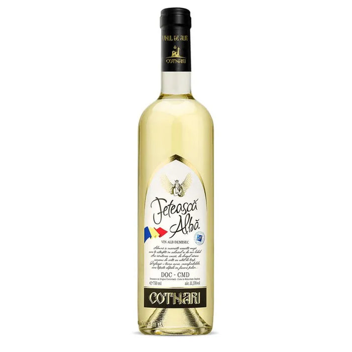 COTNARI Feteasca Alba Vin Alb Demisec SGR 0,75 L - WALTI WALTI
