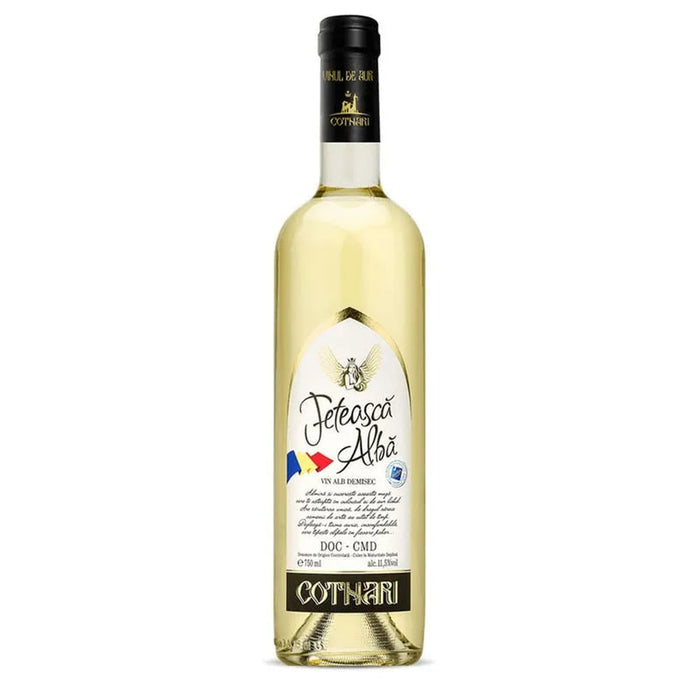 COTNARI Feteasca Alba Vin Alb Demisec SGR 0,75 L - WALTI WALTI