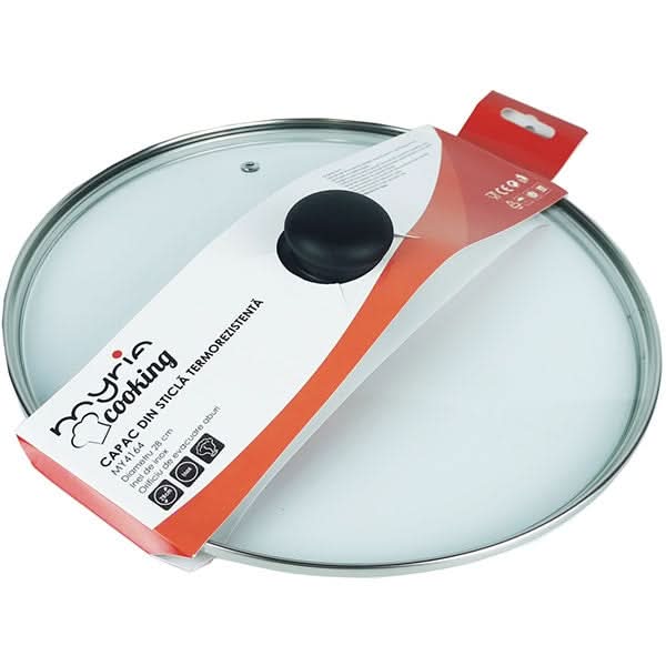 Capac MYRIA MY4164, 28cm, sticla, transparent WALTI