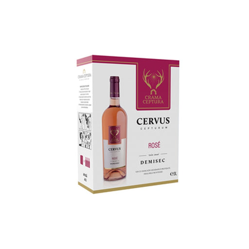 CRAMA CEPTURA CERVUS CEPTURUM Vin Rose Demisec Bax in box 3 L - WALTI WALTI