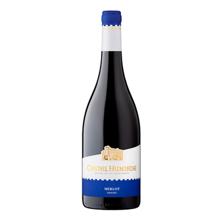 CRAMELE RECAS CASTEL HUNIADE Merlot Vin Rosu Demisec SGR 0,75 L - WALTI WALTI