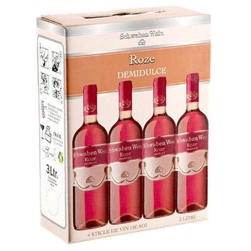 CRAMELE RECAS Schwaben Wein Roze Vin Rose Demidulce Bag in box 3 L - WALTI WALTI