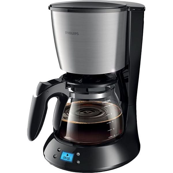 Cafetiera PHILIPS Daily Collection HD7459/20, 1.2l, 1000W, Pana la 15 cesti, argintiu-negru WALTI