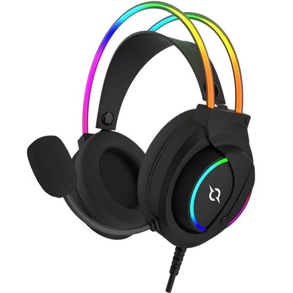 Casti Gaming AQIRYS Cygnus, USB, 7.1 surround, negru - WALTI WALTI