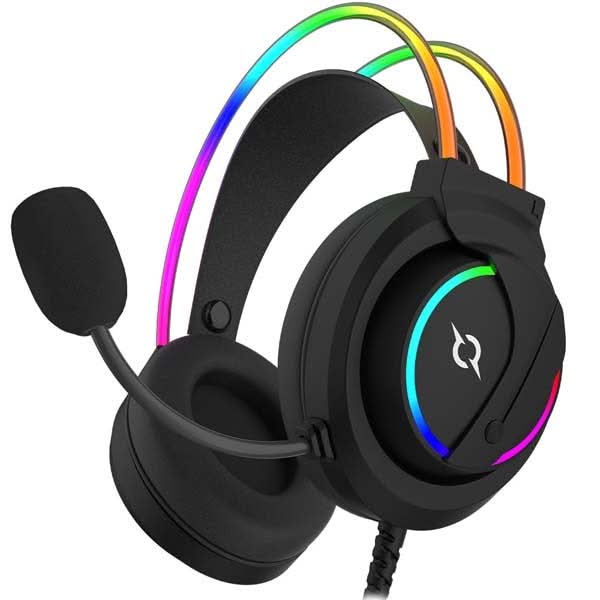 Casti Gaming AQIRYS Cygnus, USB, 7.1 surround, negru - WALTI WALTI