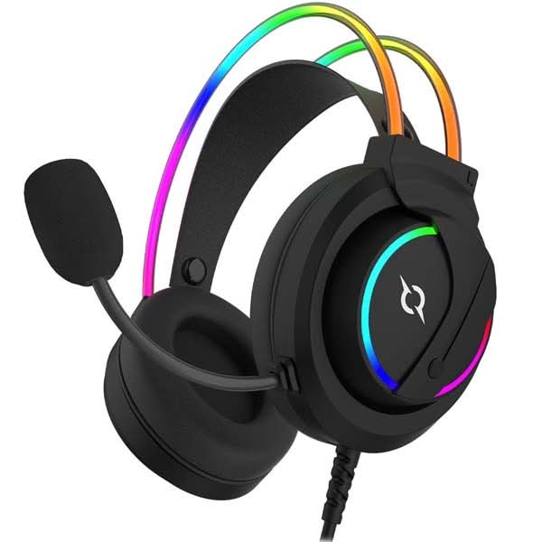 Casti Gaming AQIRYS Cygnus, USB, 7.1 surround, negru - WALTI WALTI