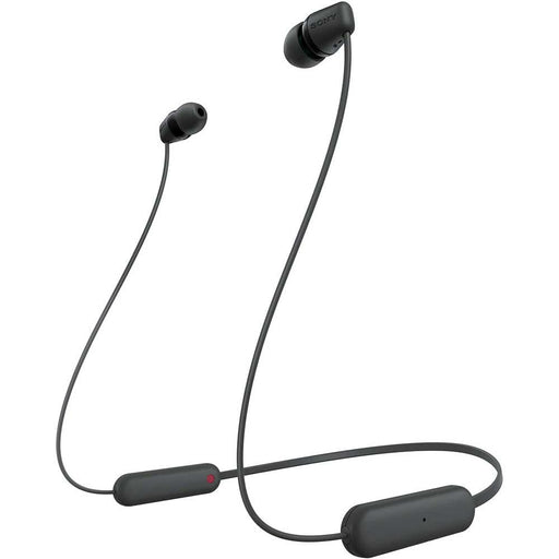 Casti SONY WI-C100B, Bluetooth, In-ear, Microfon, negru - WALTI WALTI
