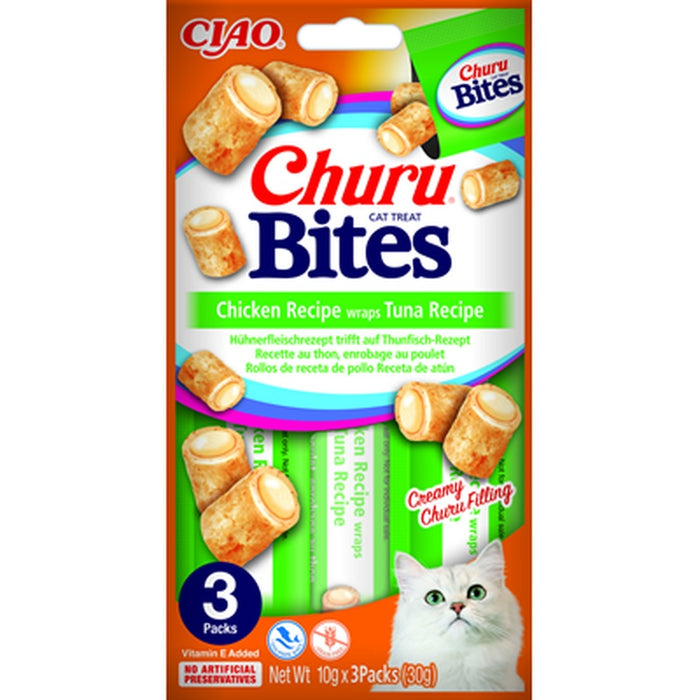 Churu Bites 3 Recompense Pisici Ton 30 g - WALTI WALTI