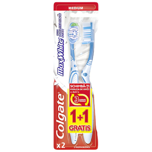 Colgate Periuta Dinti Alb Max White 2 bucati - WALTI WALTI