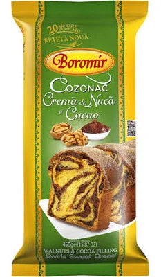 Boromir Cozonac cu Nuca 450 g - WALTI WALTI
