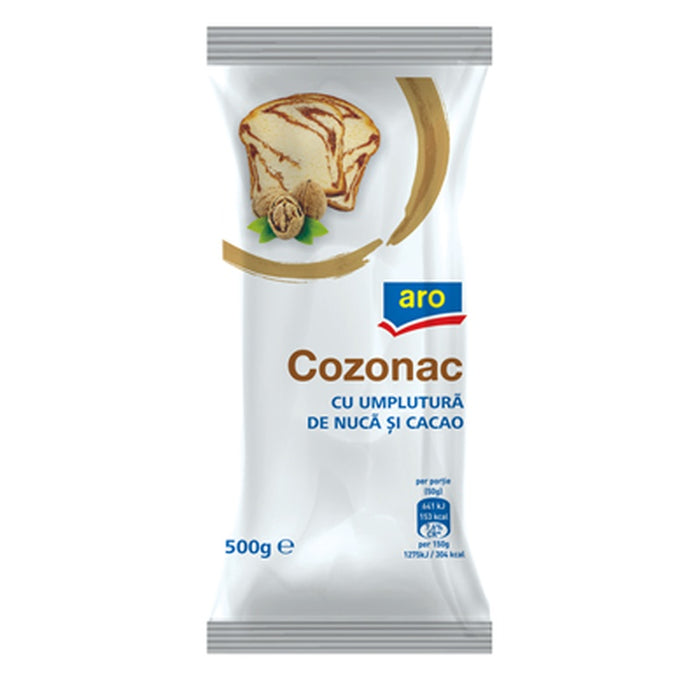 Cozonac cu Nuca si Cacao 500 g - WALTI WALTI