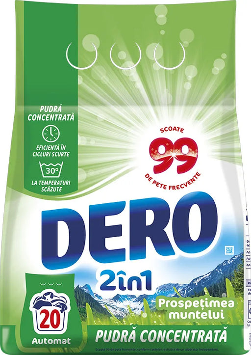 DERO 2 in 1 Detergent Rufe Prospetimea Muntelui 1,5 Kg - WALTI WALTI