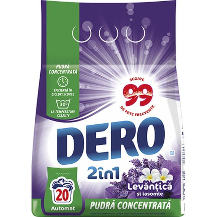 DERO 2 in 1 Detergent Rufe Lavanda 1,5 Kg - WALTI WALTI