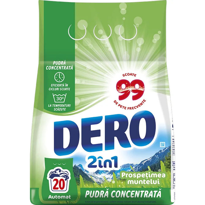 DERO 2 in 1 Detergent Rufe Prospetimea Muntelui 1,5 Kg - WALTI WALTI